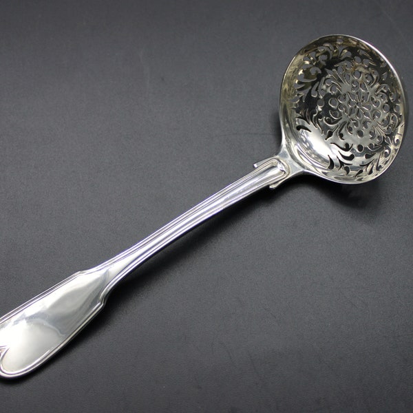 A Georgian, London, George IV Sterling Silver Sugar Sifter Spoon