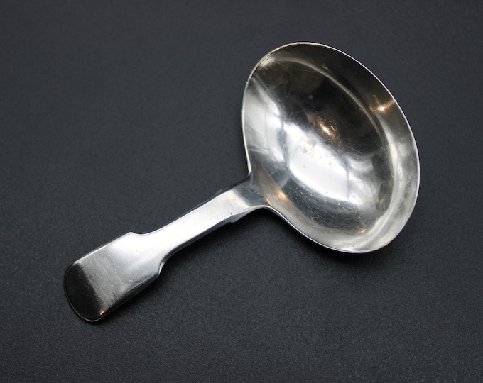 A William Traies, London, George IV Period, Sterling Silver Caddy Spoon