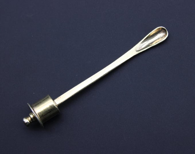 A ?James Atkins, London, George III, Silver Gilt Cayenne Pepper Spoon