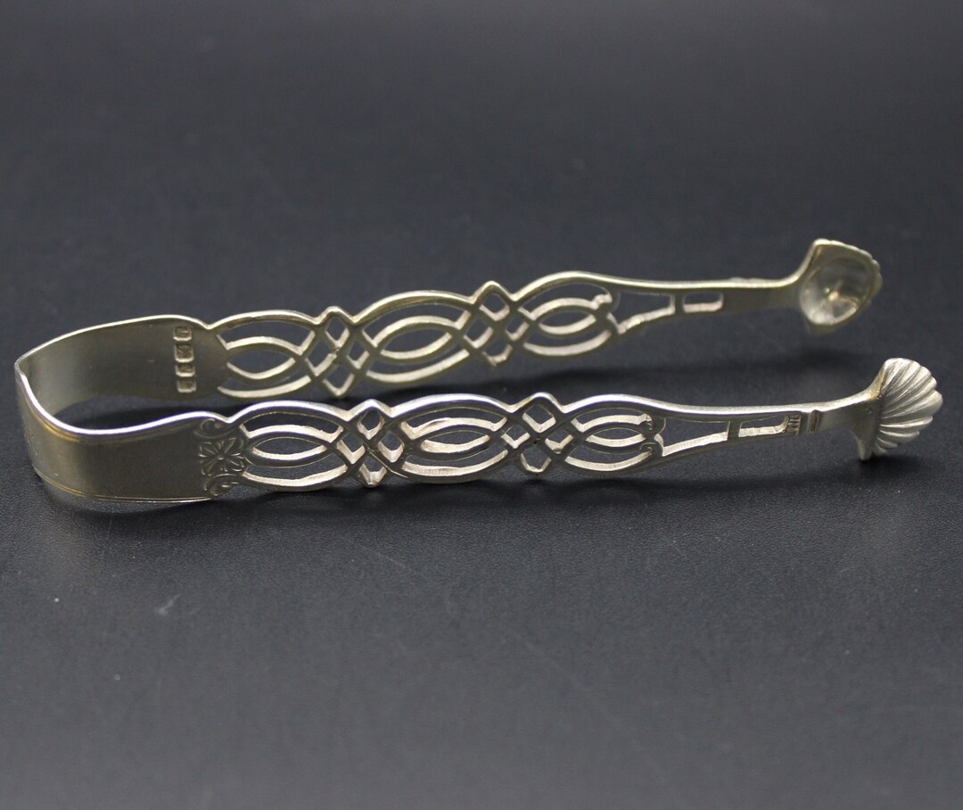 A Pair of Henry Wilkinson Victorian Silver Sugar Tongs Etsy