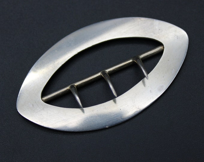 A Victorian, Chester Hallmark, Silver Buckle