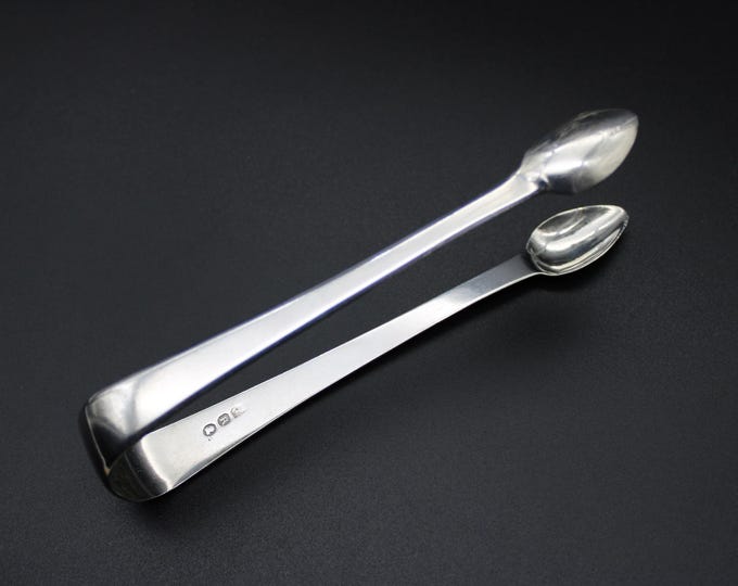 A Pair of George Wintle, 1812 George III Period, Sterling Silver Sugar Tongs