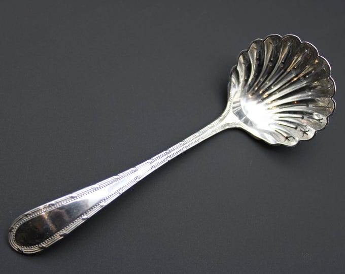 A Thomas Bradbury & Sons, Sheffield 1906, Silver Sifter Spoon