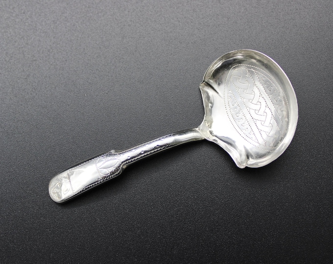 A William Pugh, Birmingham, George III 1812 Caddy Spoon