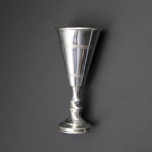 A Josef Zeving, London 1909, Small Silver Kiddush Cup