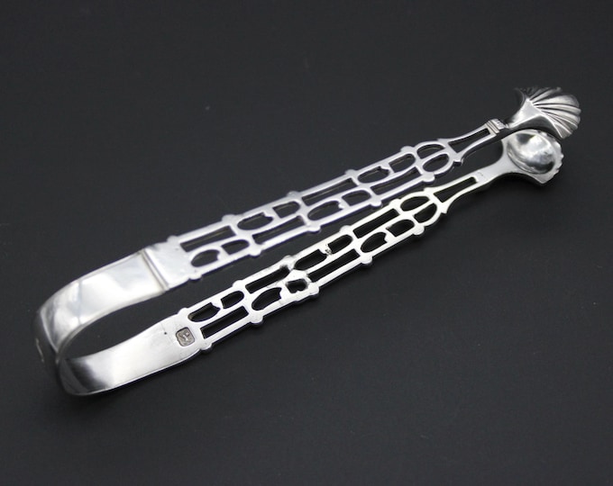 A Pair of William Chawner, London, William IV Period Cast Sugar Tongs