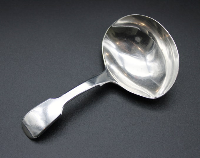 A London, George IV, Sebastian Crespel Sterling Silver Sauce Ladle