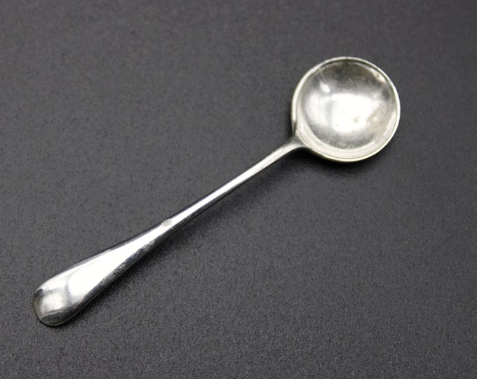 A Joseph Gillmore, Birmingham, Sterling Silver Condiment Spoon