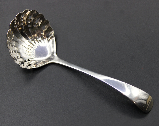 An Edward Romer, London 1889, Silver Sifter Spoon