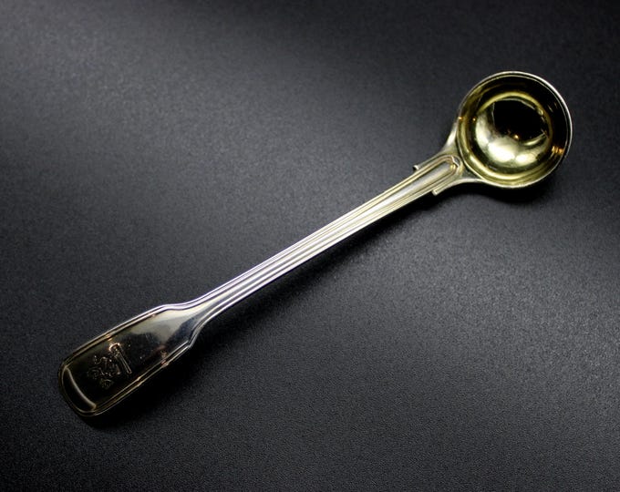 A George Adams, London, Victorian Silver Salt Ladle