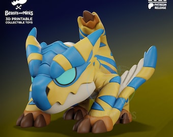 3d printed Monster Hunter Tigrex