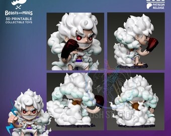 3D Printed Luffy Mini – Inspired by One Piece