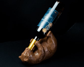 3d Printed Bear Wine Holder