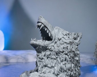 3d Printed Wolf Bite Dice Tower