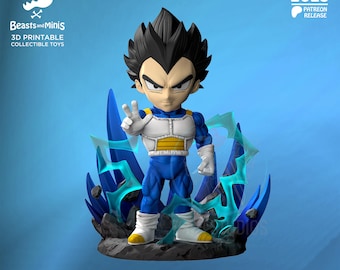 3d Printed Mini Vegeta model