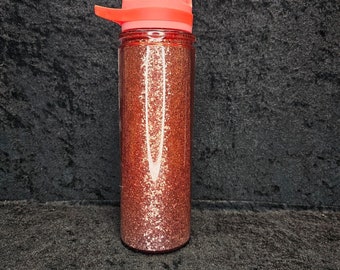 Red Glitter Mainstays Water Bottle