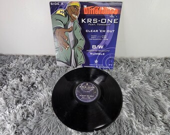 KRS ONE The Difference B/W High & Mighty Rumble 12" Vinyl Record