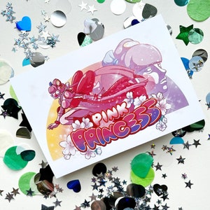 Ace Attorney Phoenix Wright Pink Princess Steel Samurai Anime Game Impression artistique