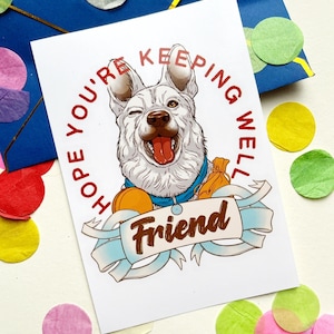 Baldur’s Gate 3 Scratch Dog Game Quote Art Print