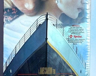 Original VHS Cassette Version- James Cameron's Movie "Titanic" New-Sealed
