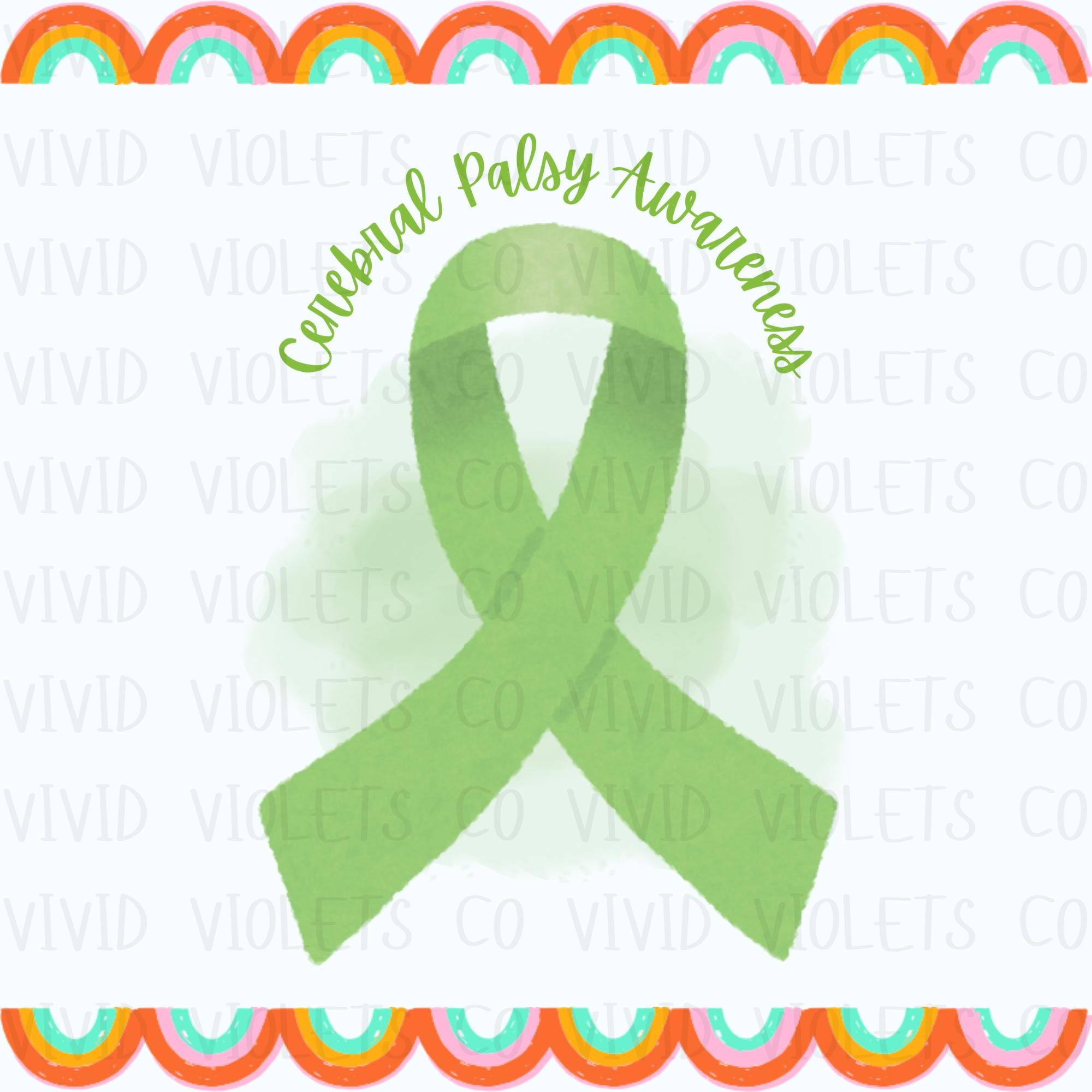 Cerebral Palsy Ribbon PNG, Cerebral Palsy PNG, Cerebral Palsy Awareness ...