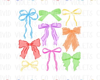 Colorful Bows PNG, Preppy Bows Png, Coquette Bows PNG, Pretty Bows Png, Trendy PNG, Mothers Day Png, Mothers Day Shirt