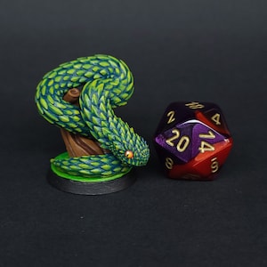 Giant Snake | Hand Painted Miniature | 28-32 mm scale Table Top Miniature for DnD