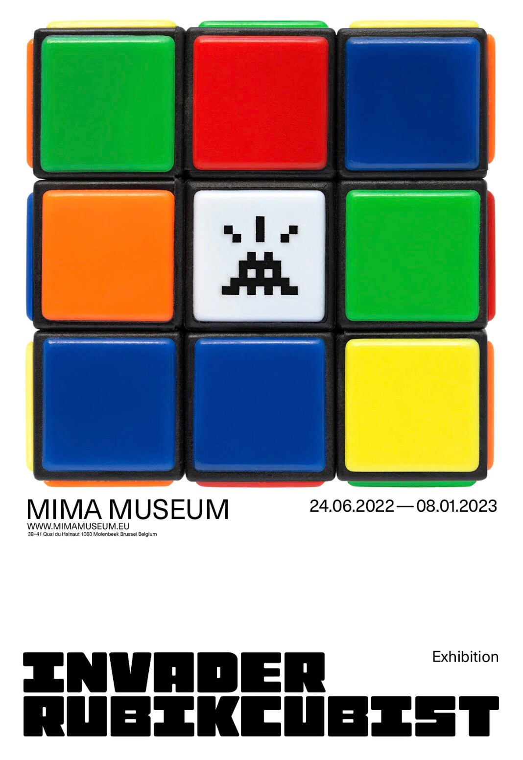 インベーダー Rubikcubist Invader INVADER Ed Limitée -RUBIKCUBIST