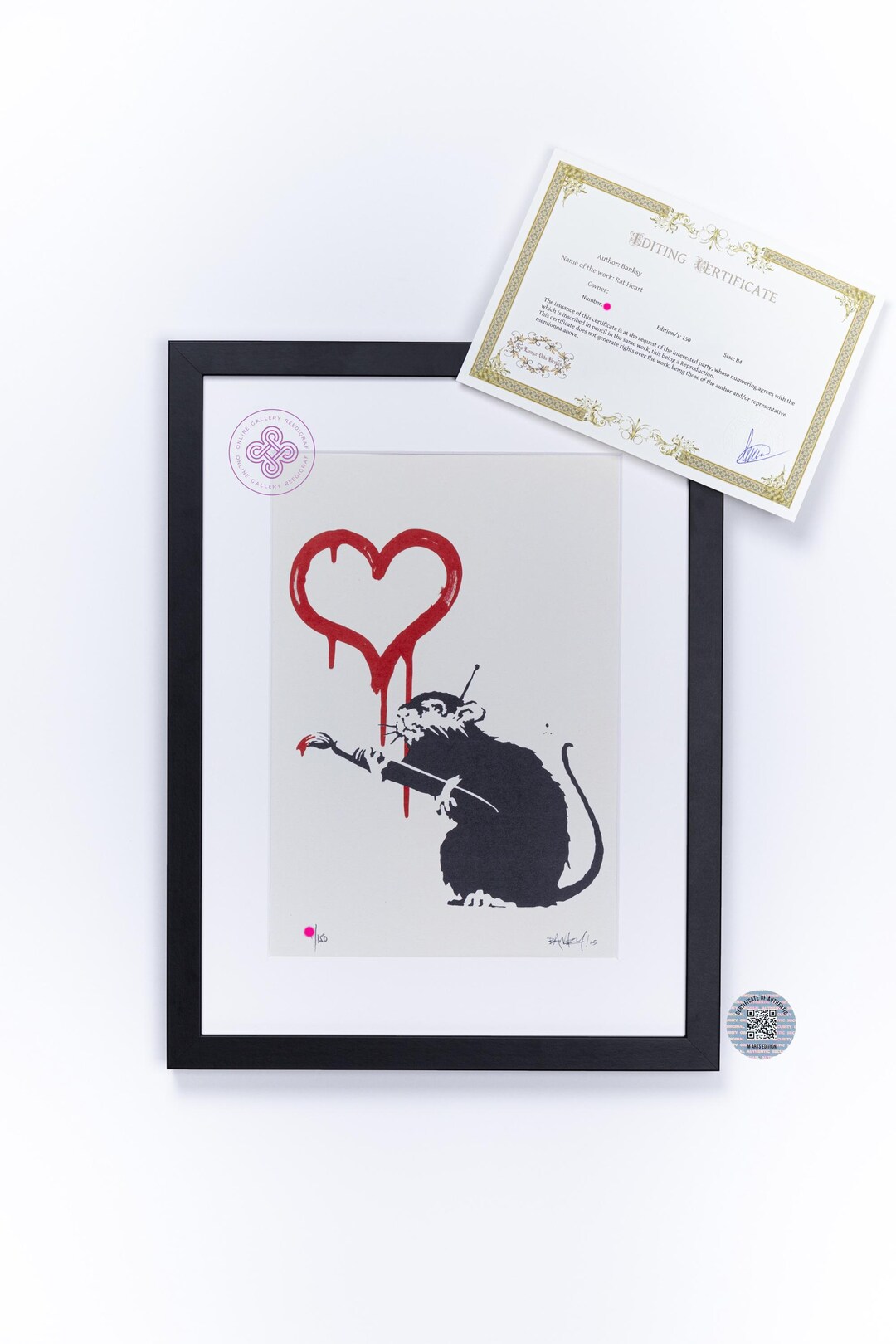 BANKSY バンクシー ラブラット LOVE RAT Banksy | Love Rat (2004) | Available for Sale | Artsy