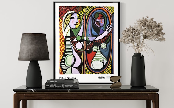 PABLO PICASSO - Girl Before a Mirror - Original Poster Moma PABLO PICASSO - Girl Before a Mirror - Original Poster Moma