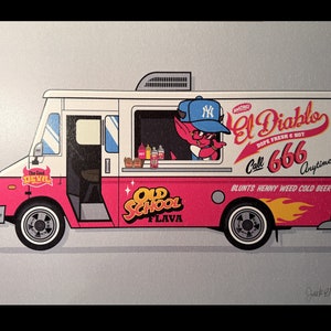 JAEK EL DIABLO- 666- Original Numbered 50 Copies Street Art