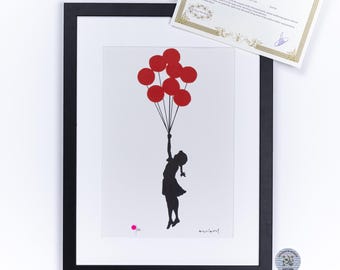 Debate」1ドル 「Balloon バンクシー Banksy 書類フルセット Controlの