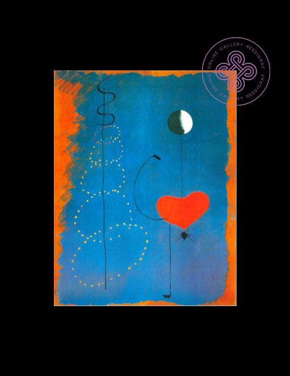 ジョアン ミロ プリント オリジナル ジョアン ミロ展 美術館財団