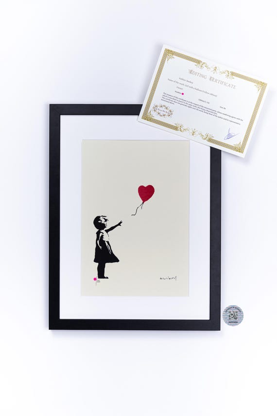 バンクシー Girl with Red Balloon 版画 絵画 真作保証 バンクシー Girl with Red Balloon 版画 絵画 真作保証 楽天市場