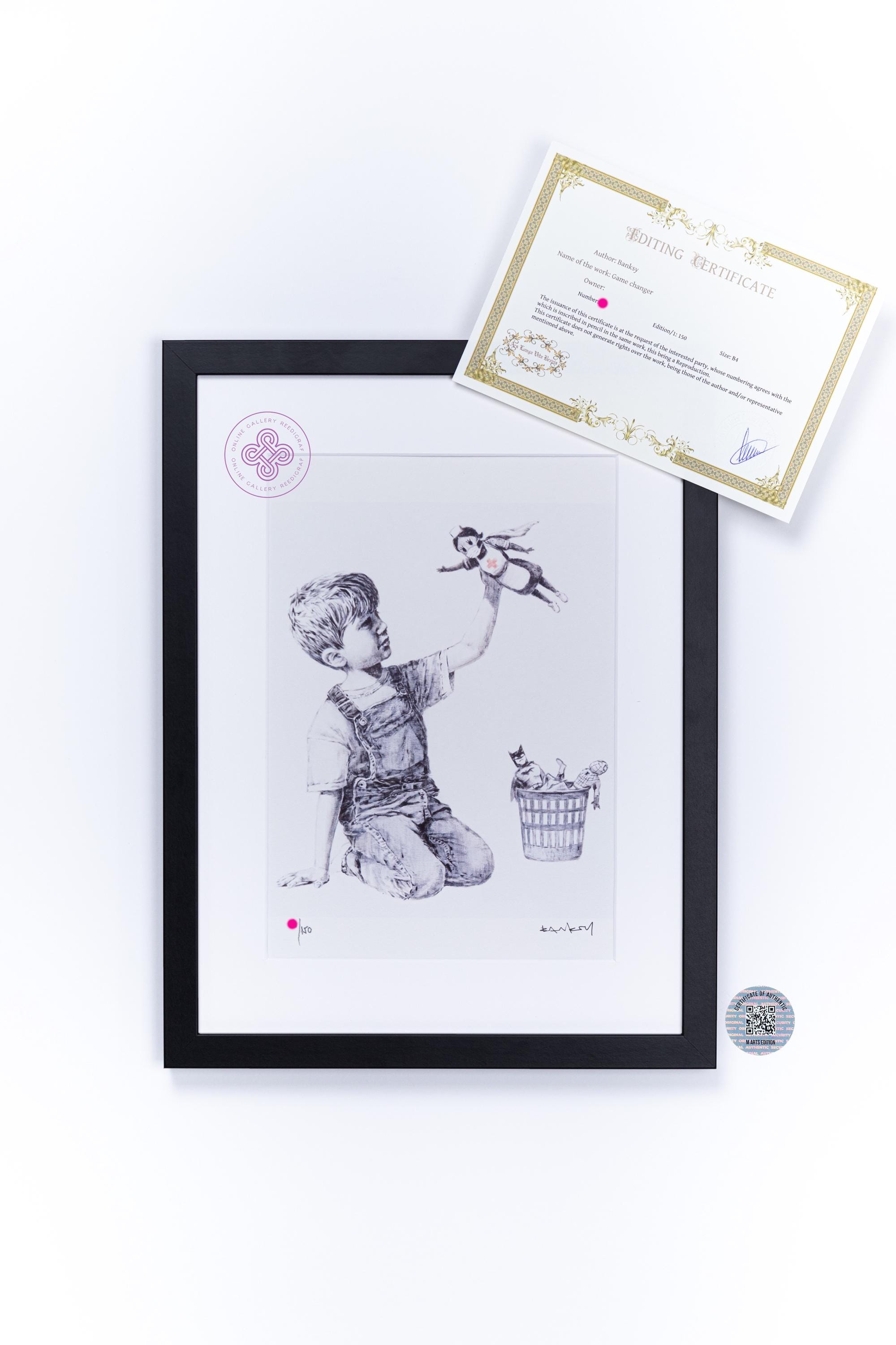 Banksy),ゲームチェンジャー Game Changer リトグラフ Banksy),ゲーム