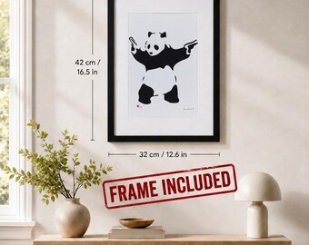 Banksy バンクシー 「PAMDA GUNS」 COA付き Banksy バンクシー 「PAMDA