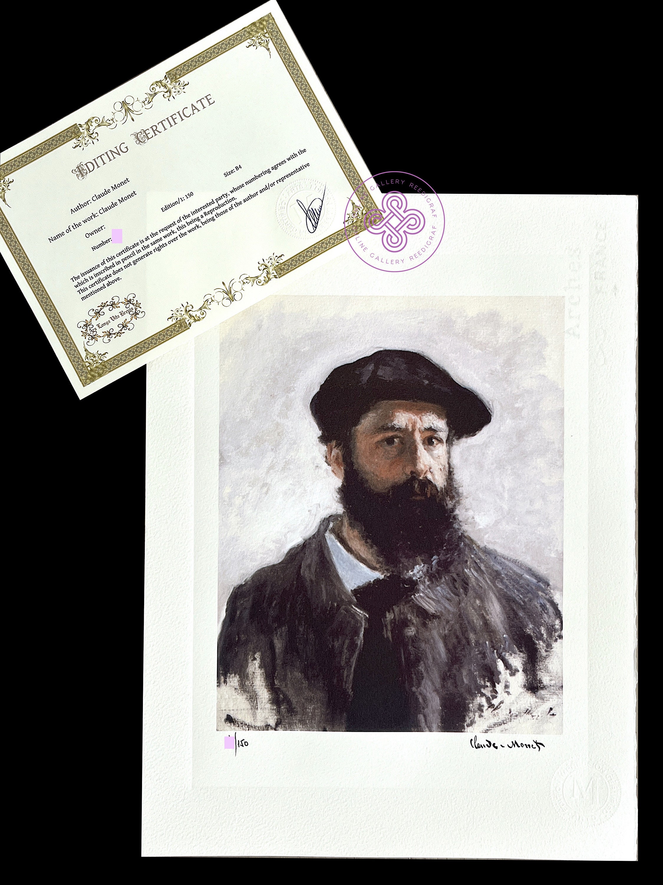 グラニック自筆サイン入り　版画「ブルターニュの小舟（フランス）」 楽天市場】版画 カシニョール 「小舟」 リトグラフ 1992年制作 額入り