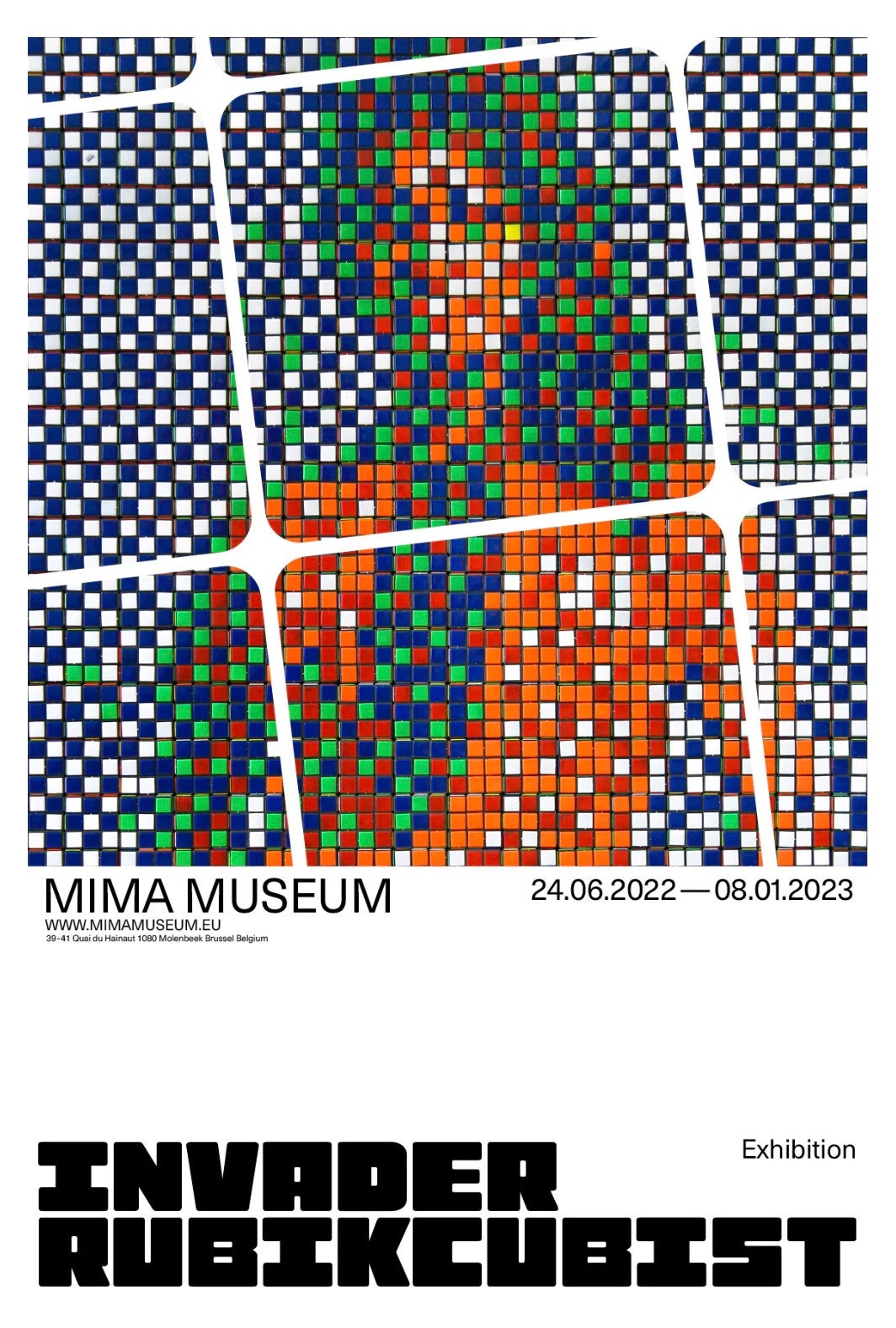 INVADER限定版 - RUBIKCUBIST- オリジナルMIMA版ストリートアート壁