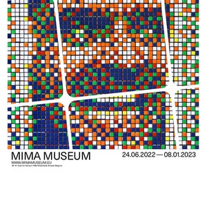 INVADER Limited Edition - RUBIKCUBIST - Original MIMA Edition street art wall lithograph screen print poster decoration invader museum