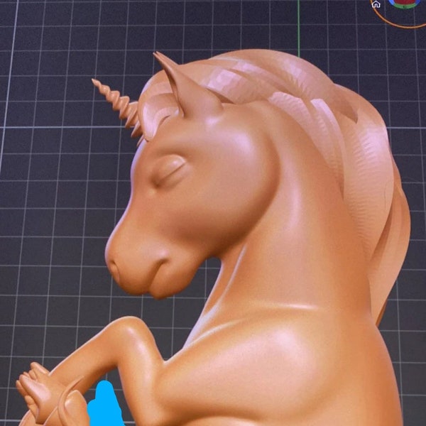 Unicorn Baby SINGLE HEAD 3D Print File STL unicorn fetus specimen