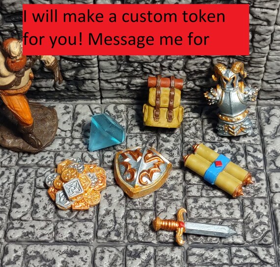 Wermer's Interactive Treasure Chest Prop + Tokens for Tabletop