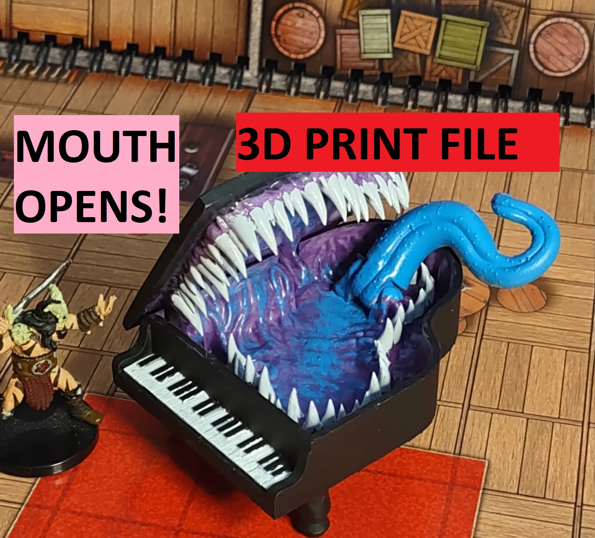 Piano Mimic Downloadable File - 3D Print File STL for Piano Mimic