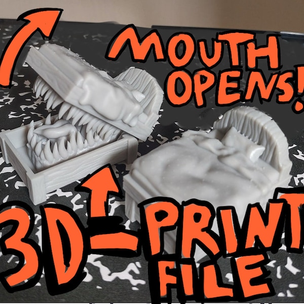 Opening Bed Mimic 3D PRINT FILE for download. Presupported! Want to 3D Print your own hinged bed mimic for you game? This is the file!