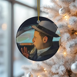 I Think You Should Leave Christmas Ornament: Ceramic The Driving Crooner Tim Robinson ITYSL