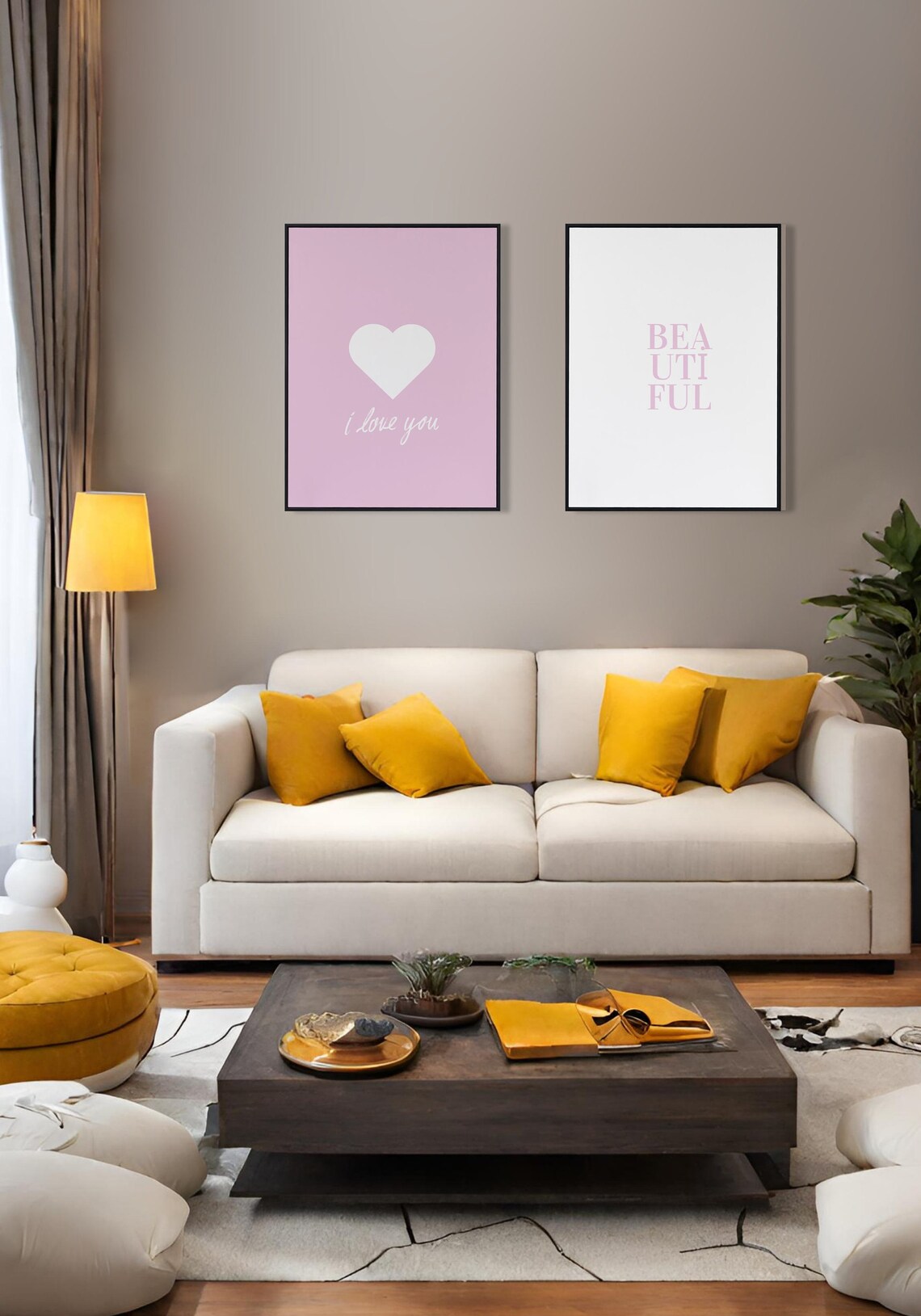 Blush Pink Wall Art Above Bed Art Pink Bedroom Picture Pastel Heart