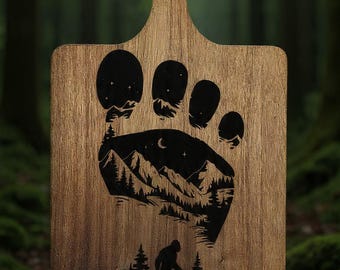 Bigfoot actual foot- Cutting Board