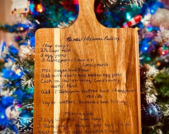 Custom Engraved Cutting Board Recipes