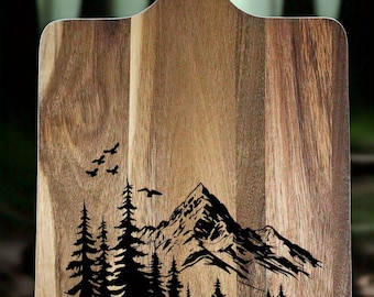 Mountain scenery - Cutting Board