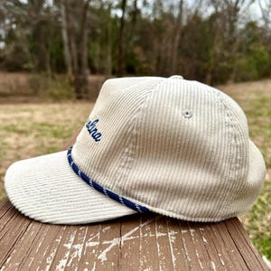 North Carolina USA Corduroy Rope Hat - 5 Panel Snapback image 4