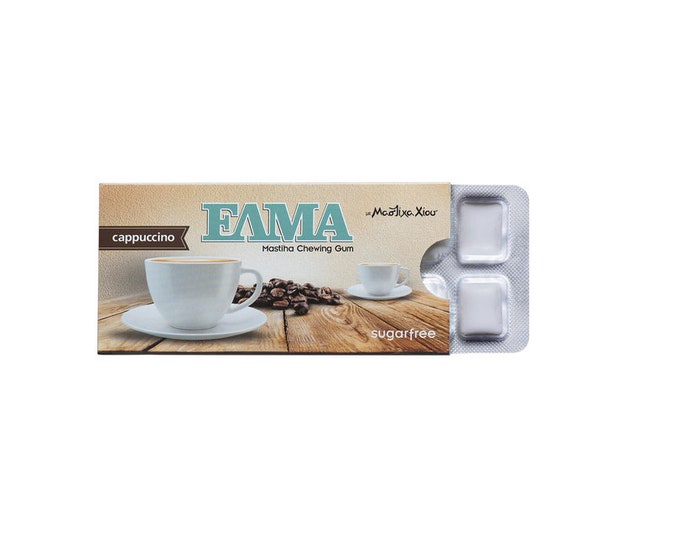 ELMA Cappuccino Sugar Free chewing gum 10 packets